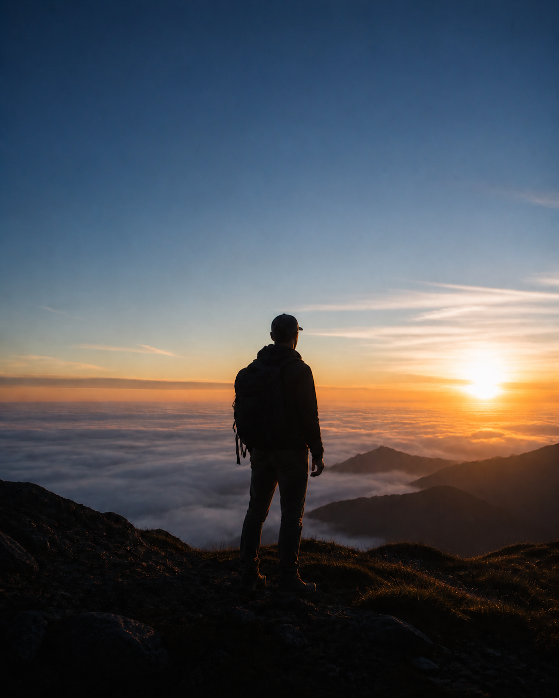 A remote contractor working from anywhere